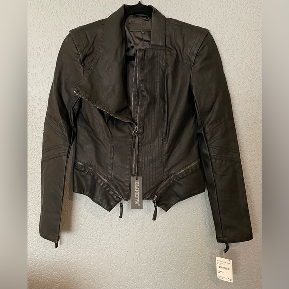 NWT Blanknyc Faux Leather Jacket Size XS in Black From Nordstrom Rack - Picture 1 of 5